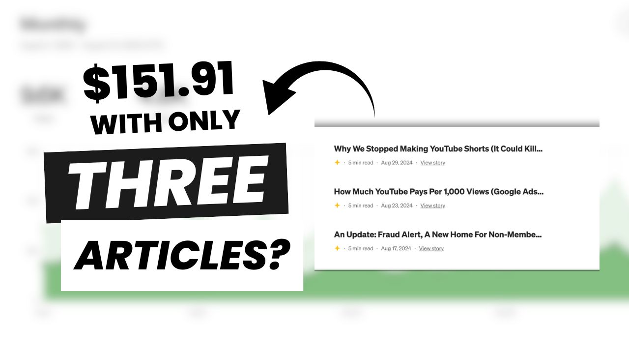 How I Earned $151.91 Despite Only Publishing 3 Articles On Medium In August The power of residual income and why you should never give up.